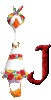 GIF animado (28978) Letra j pato