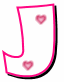 GIF animado (27164) Letra j romantica