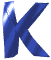 GIF animado (25376) Letra k acuatica