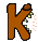 GIF animado (29658) Letra k animal