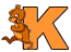 GIF animado (28779) Letra k ardillas