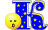 GIF animado (28053) Letra k azul