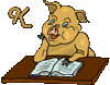 GIF animado (29248) Letra k cerdo