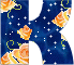 GIF animado (28170) Letra k estrellas rosas mayuscula