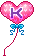 GIF animado (27087) Letra k globos romanticos