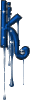 GIF animado (25311) Letra k liquida