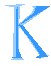GIF animado (28118) Letra k mayuscula azul