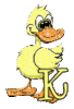 GIF animado (28952) Letra k patito