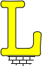 GIF animado (25502) Letra l amarilla divertida