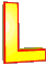 GIF animado (25725) Letra l amarilla roja