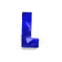 GIF animado (27579) Letra l azul