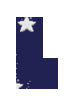 GIF animado (28222) Letra l azul estrellas