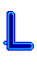GIF animado (27433) Letra l azul mayuscula