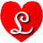 GIF animado (26933) Letra l corazon latiendo