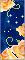 GIF animado (28171) Letra l estrellas rosas