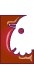 GIF animado (29737) Letra l forma animal rojo