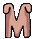 GIF animado (29660) Letra m animal