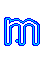 GIF animado (27434) Letra m azul