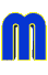 GIF animado (27606) Letra m azul