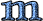 GIF animado (27719) Letra m azul