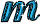 GIF animado (27474) Letra m azul turquesa