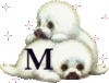 GIF animado (29581) Letra m foquitas
