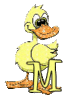 GIF animado (28954) Letra m patito