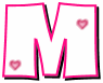 GIF animado (27167) Letra m romantica