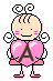 GIF animado (26277) Letra mayuscula a bebes