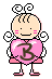 GIF animado (26278) Letra mayuscula b bebes