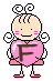 GIF animado (26282) Letra mayuscula f bebes