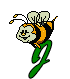 GIF animado (28638) Letra mayuscula j abeja