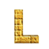 GIF animado (25874) Letra mayuscula l amarilla ladrillo