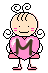 GIF animado (26289) Letra mayuscula m bebes