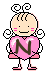 GIF animado (26290) Letra mayuscula n bebes