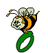 GIF animado (28643) Letra mayuscula o abeja