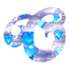 GIF animado (26676) Letra mayuscula o corazones azules