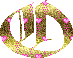 GIF animado (26826) Letra mayuscula o corazones oro