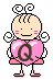 GIF animado (26293) Letra mayuscula q bebes