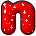 GIF animado (24738) Letra n