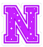 GIF animado (24743) Letra n