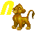 GIF animado (29687) Letra n animal
