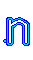 GIF animado (27436) Letra n azul