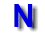 GIF animado (27927) Letra n azul