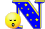 GIF animado (28056) Letra n azul