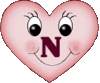 GIF animado (27028) Letra n corazon tierno