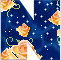 GIF animado (28176) Letra n estrellas rosas mayuscula