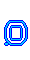 GIF animado (27438) Letra o azul
