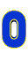 GIF animado (27608) Letra o azul