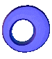GIF animado (27695) Letra o azul